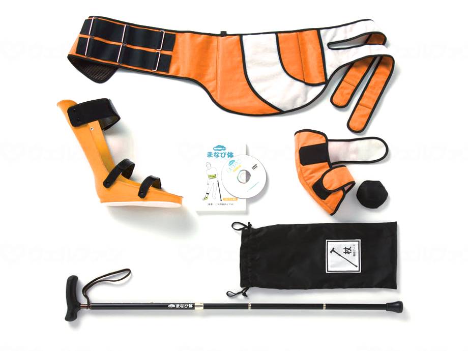 Special clothing simulation set Manabi-tai (for hemiplegia) Orange L