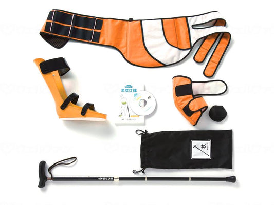 Special clothing simulation set Manabi-tai (for hemiplegia) Orange L