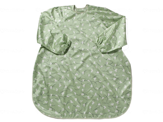 Special clothing Meal apron (super water repellent) with sleeves Japanese pattern rabbit, Japanese bush warbler
