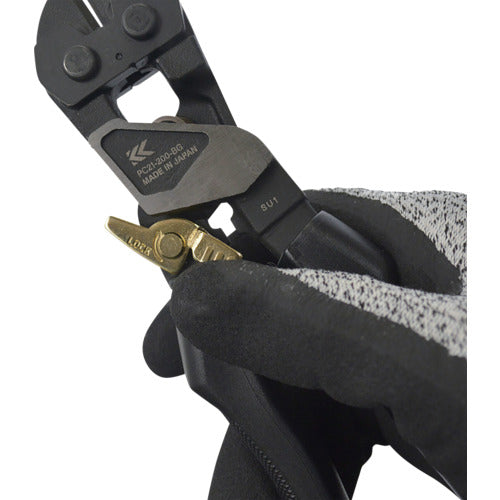 Fujiya Forged Handy Clipper (Black and Gold) PC21-200-BG 1 piece