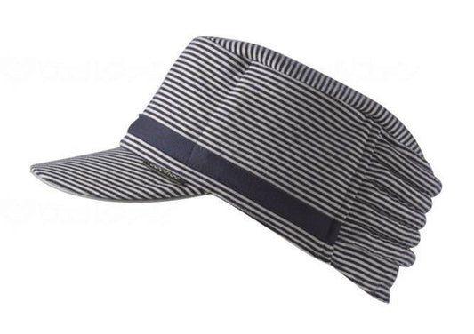 特殊衣料abonet+JARI ｷｬｯﾌﾟｽﾄﾗｲﾌﾟ ﾈｲﾋﾞｰ ﾌﾘｰ