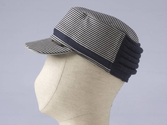 特殊衣料abonet+JARI ｷｬｯﾌﾟｽﾄﾗｲﾌﾟ ﾈｲﾋﾞｰ S