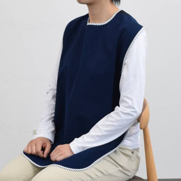 Special clothing meal apron, waterproof type, navy