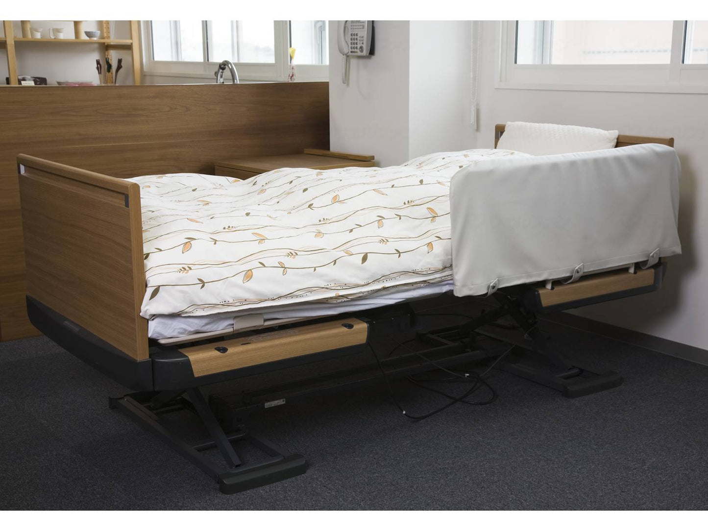 Special clothing side rail cushion cover (double sided) Yellow L