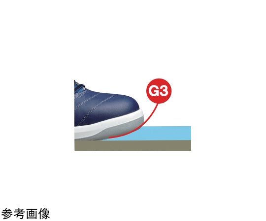 JSAA A종 인정 고기능 입체 성형 세프티 스니커 G3595 화이트 23.0 cm G3595-W-23.0 1 다리