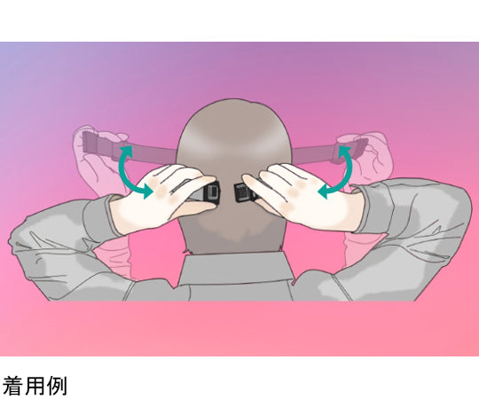 JIS/ANSI規格品 小型ゴーグル バックバックル （曇り止め加工）　VG-504F 1個