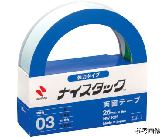 Double-sided tape, Nicetack, strong type, 25mm x 9m, NW-K25, 1 roll