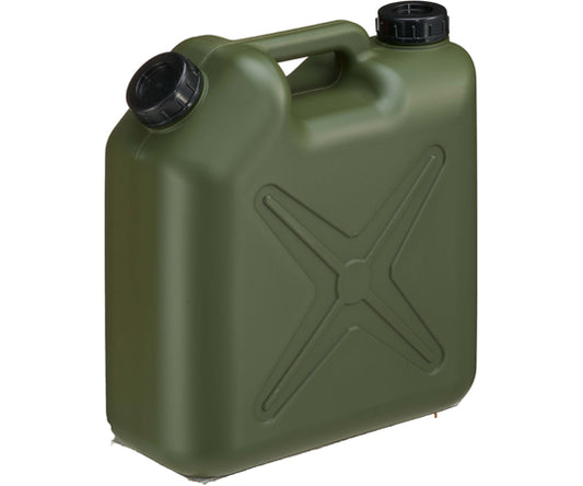 扁平缶 両口 10L ノズル無 モスグリーン　0206MG 1個