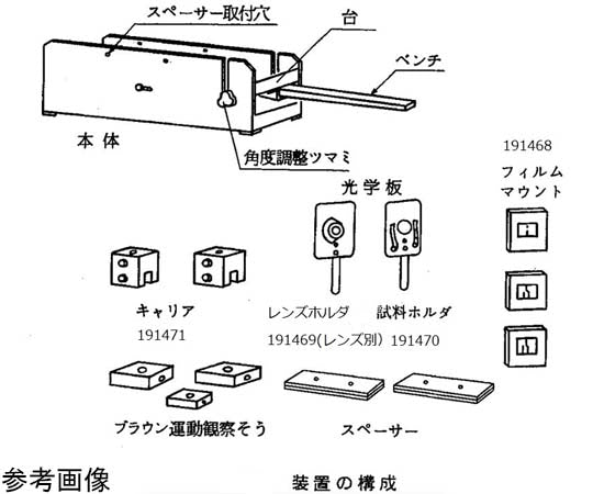 レーザー光学台 LD-43用試料ホルダ　191470 1台