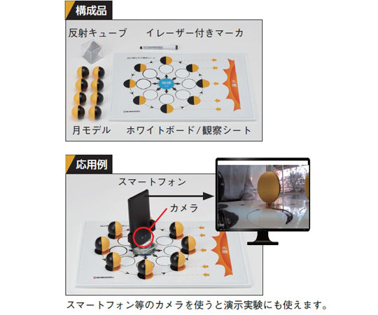 月の満ち欠け観察器 ME-100　146-150 1台