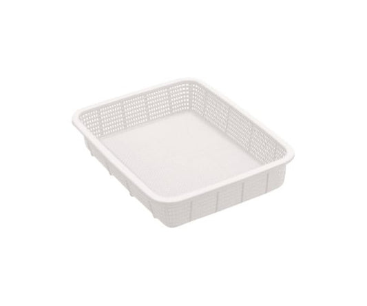 抗菌角カゴ浅型 小 ナチュラル　KK543N 1個