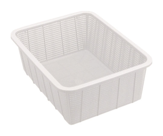 抗菌角カゴ深型 中 ナチュラル　KK545N 1個