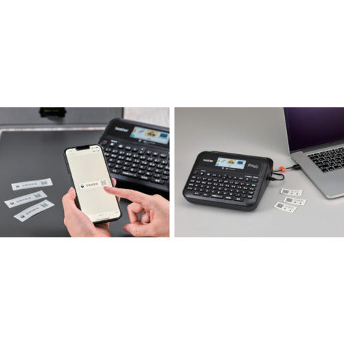 브라더 【기간 한정 캠페인 12월 말까지】 라미네이트 라벨 프린터 “PTD610BT” Tze 테이프 첨부(Tze-231) PT-D610BT-CP2024-SET 1대