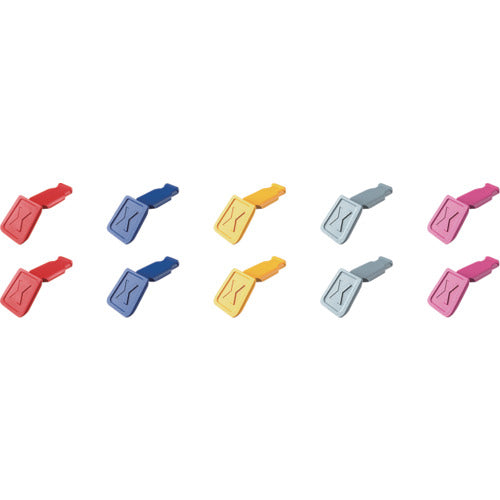 KNIPEX 컬러 코드 클립 컬러 믹스 V01(5색 X 각 2피스) 0061-10CV01 1상자