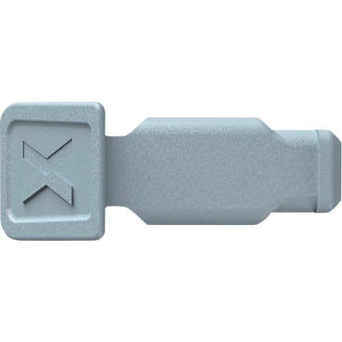 ＫＮＩＰＥＸ　カラーコードクリップ　グレー（１０ピース入り）　0061-10CS　1 箱