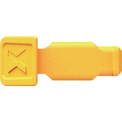 ＫＮＩＰＥＸ　カラーコードクリップ　イエロー（１０ピース入り）　0061-10CY　1 箱