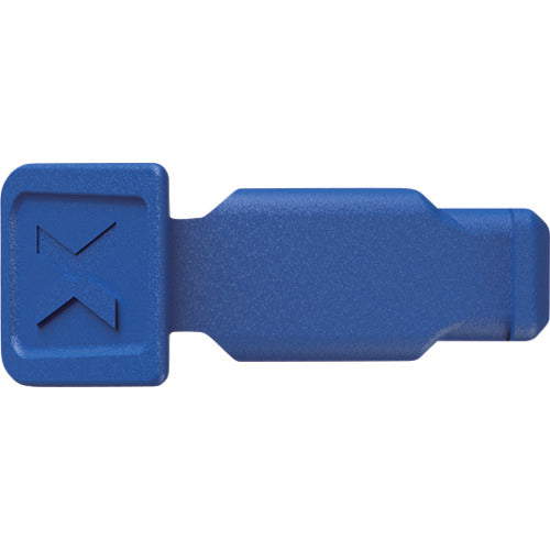 ＫＮＩＰＥＸ　カラーコードクリップ　ブルー（１０ピース入り）　0061-10CB　1 箱