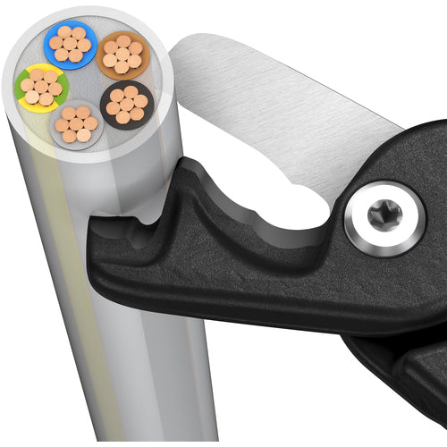 KNIPEX Step Cut XL Insulated Cable Cutter 225mm 9518-225 1 piece