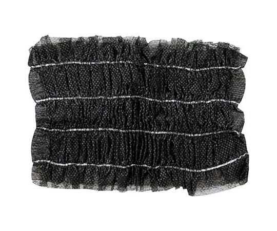Disposable hair bands (black) 100 pieces WN-019-BLK 1 bag (100 pieces)