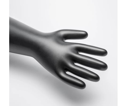 글로브 박스 / 아이솔레이터 용 부틸 장갑 6 인치 얇은 0.4mm 핸드 사이즈 8.5inch 길이 800mm 10800BHP8.5E45 1 쌍