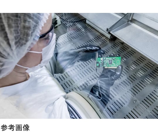 글로브 박스 / 아이솔레이터 용 부틸 장갑 6 인치 얇은 0.4mm 핸드 사이즈 8.5inch 길이 800mm 10800BHP8.5E45 1 쌍