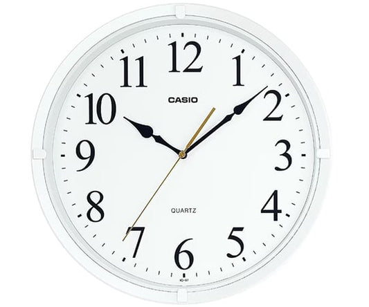 Standard wall clock, white, IQ977JF, 1 piece