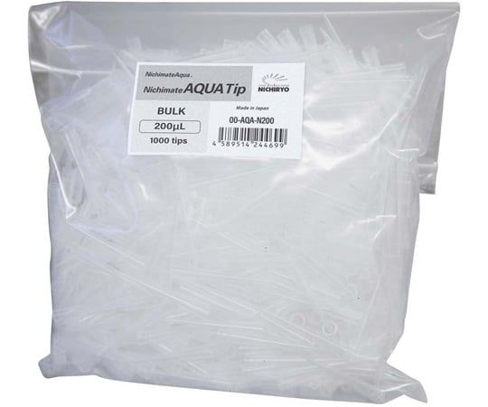 NichimateAQUA Tip (bulk) 2-200μL 1000 pieces 00-AQA-N200 1 bag (1000 pieces)
