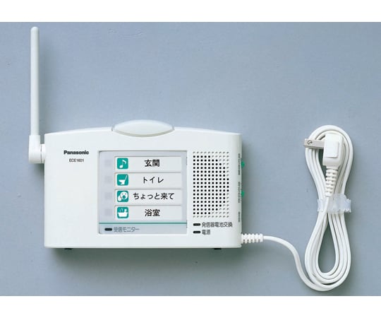 小電力型ワイヤレスコール卓上受信器（受信4表示付）　ECE1601P 1個