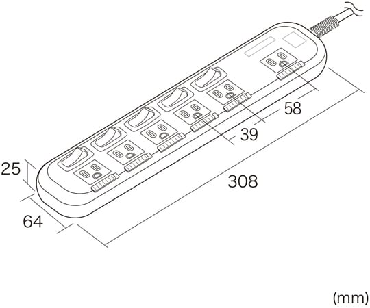 省エネタップ　TAP-S10N2-2 1セット