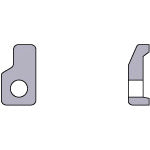 三菱　切削工具用部品　クランプ駒　UCR　1 個