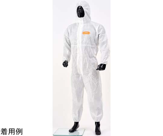 化学防護服 LIVMOA®2000 高通気スタンダード M 1枚　E-01-002-M 1枚