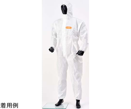 化学防護服 LIVMOA®4000AS 耐水圧・帯電 L 1枚　H-01-001-L 1枚