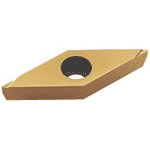 Mitsubishi Right-handed insert with F breaker for finishing turning, coated cermet, AP25N, VBGT110302R-F, 10 pieces