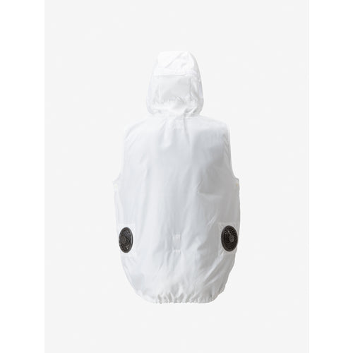 GOLDWIN Air Conditioned Clothing [R-Ue] Hooded Outer Vest White LL PK2911-W-LL 1 Unit