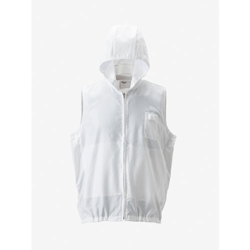 GOLDWIN Air Conditioned Clothing [R-Ue] Hooded Outer Vest White 3L PK2911-W-3L 1 Unit