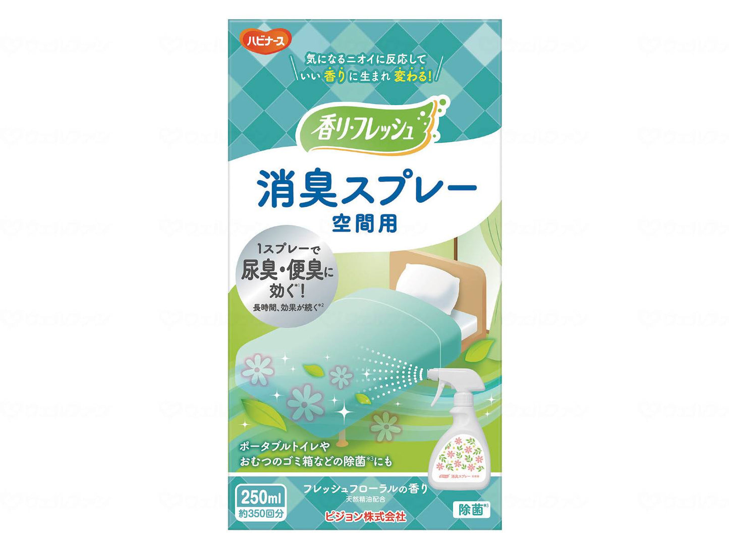 ピジョンタヒラ香リフレッシュ　消臭スプレー空間用 ｹｰｽ 250ml