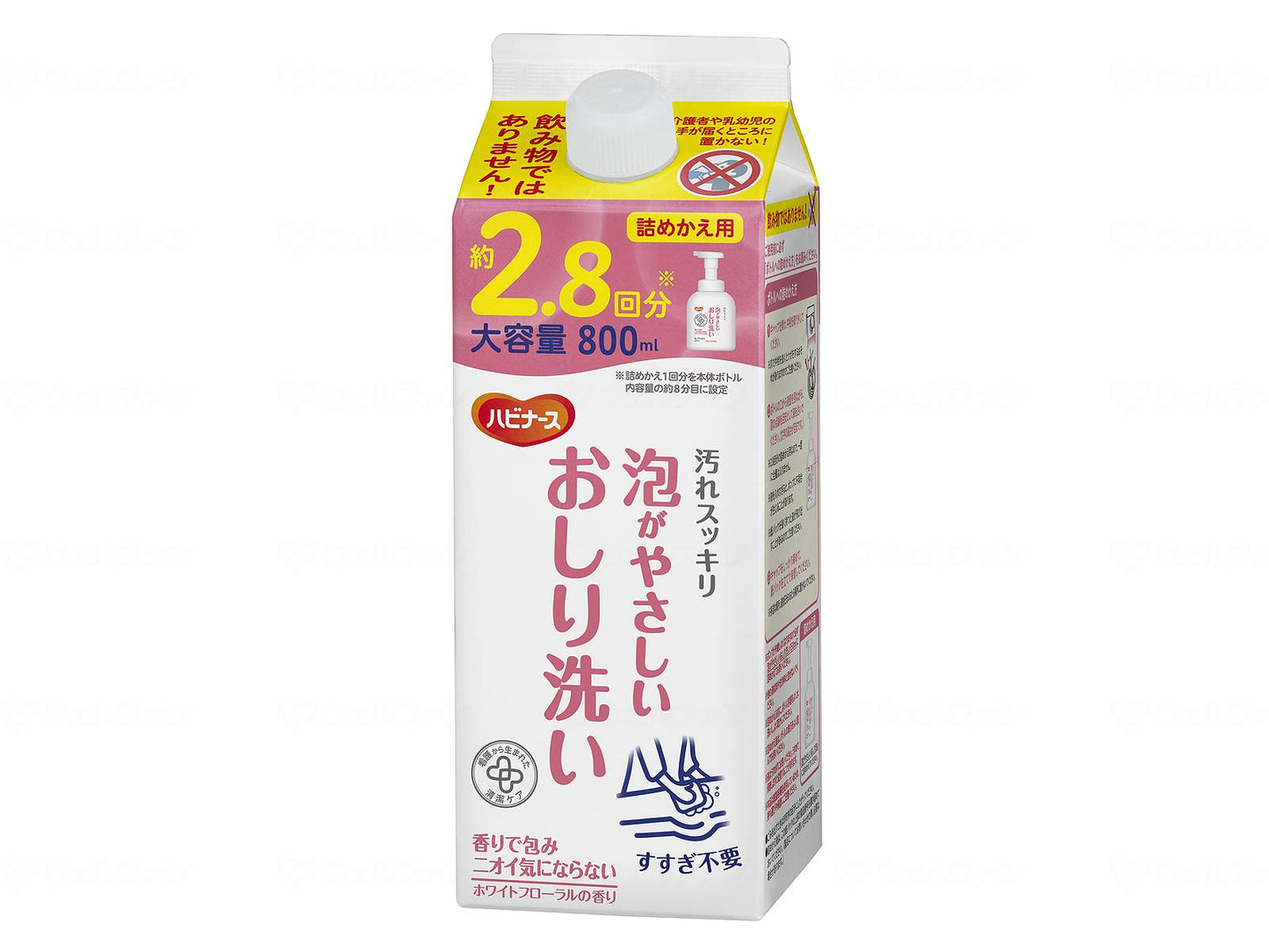 비둘기 타힐라 거품이 부드러운 엉덩이 세척 세척 리필 800ml