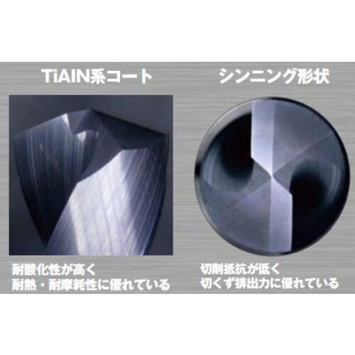ＴＲＵＳＣＯ　超硬コーティングソリッドドリル　お得なタップ下穴サイズ【Ｂ】セット（Ｍ５・Ｍ６）　TRP-BSET-4250　1 Ｓ