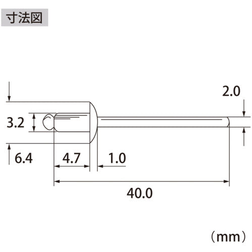 새우 블라인드 리벳(스테인리스/스테인리스제) 4-1(1000개입) 상자입 NST41A 1 상자