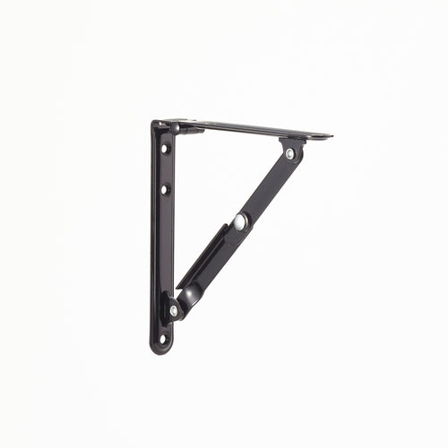 TANER 접이식 선반 받침 150mm 블랙 FB150B 1개