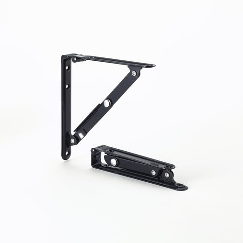 TANER 접이식 선반 받침 150mm 블랙 FB150B 1개