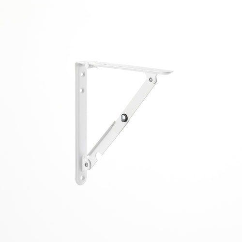 TANER 접이식 선반 받침 200mm 화이트 FB200W 1개