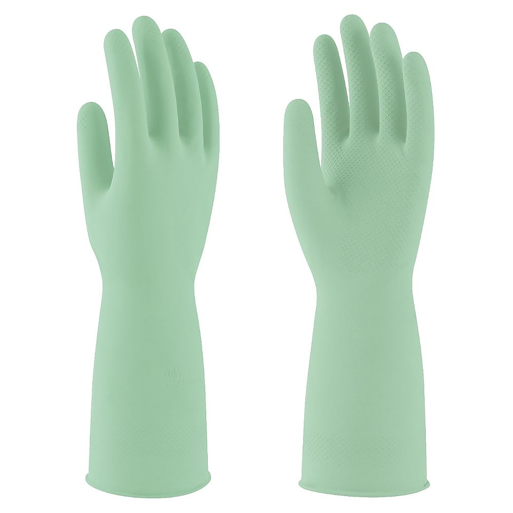 Natural Rubber Gloves Medium Thickness (Green) M 229-M 1 Pair