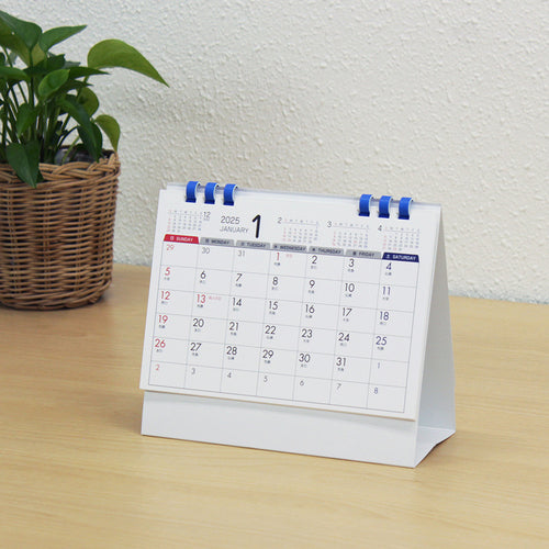 킹 코포 탁상 캘린더 6 위크스 심플 캘린더 KC10025_2025 1 권