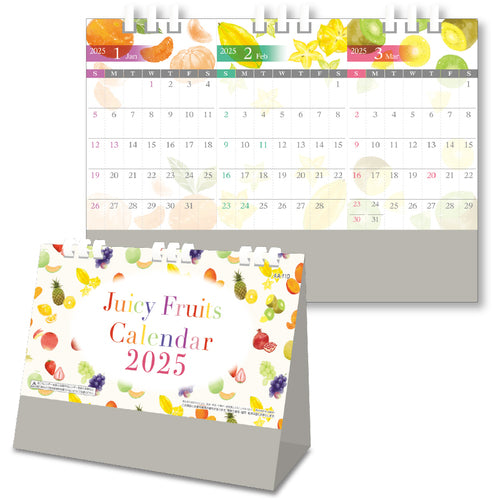 킹 코포 탁상 달력 Juicy Fruits Calendar KC10041_2025 1 권