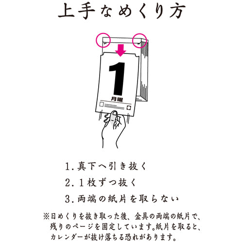 King Corp. Daily Calendar with Memo (No. 10) KC68603_2025 1 pc