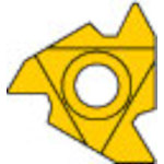 三菱　ＭＭＴシリーズ　内径ねじ切り加工　ＭＭＴＩバイト用　ＰＶＤコーティング　全面研削形インサート　ＶＰ１０ＭＦ　MMT11IRA55　5 個