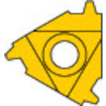 三菱　ＭＭＴシリーズ　内径ねじ切り加工　ＭＭＴＩバイト用　ＰＶＤコーティング　全面研削形インサート　ＶＰ１０ＭＦ　MMT16IR300TR　5 個