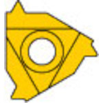 미쓰비시 MMT 시리즈 외경 나사 절삭 가공 MMTE 바이트용 PVD 코팅 전면 연삭형 인서트 VP10MF MMT16ER115NPT 5개