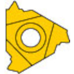 三菱　ＭＭＴシリーズ　外径ねじ切り加工　ＭＭＴＥバイト用　ＰＶＤコーティング　全面研削形インサート　ＶＰ１０ＭＦ　MMT16ER190BSPT　5 個